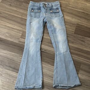 Rue21 Light Blue Wide Leg Jeans